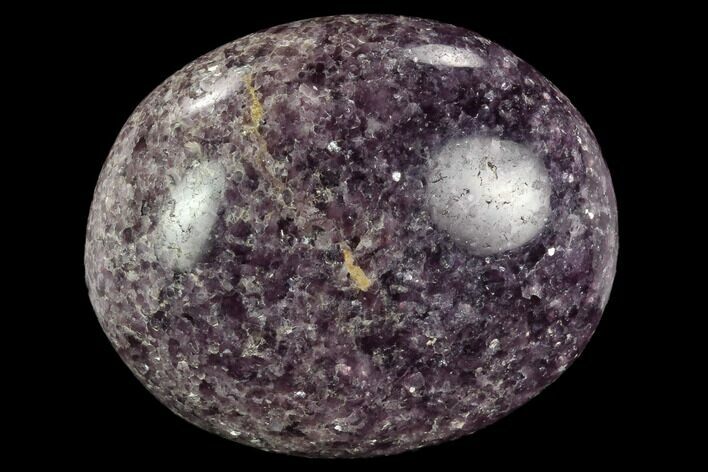 Sparkly, Purple Lepidolite Palm Stone - Madagascar #119289